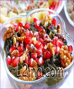 سبانخ بالزيت
