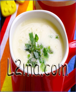 شوربه اليقطين بالكريما و الكزبرة