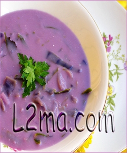 شوربة البنفسج